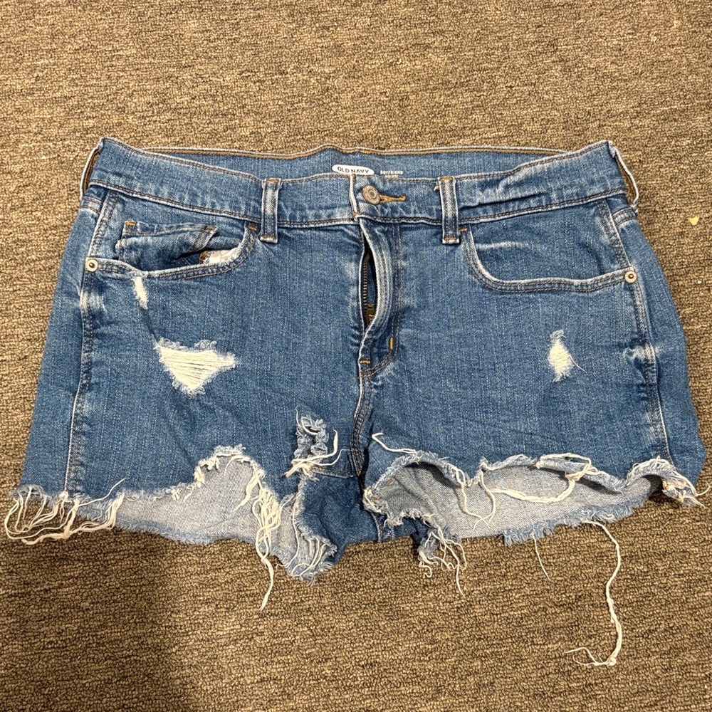 Old Navy Ripped Blue Jean Shorts